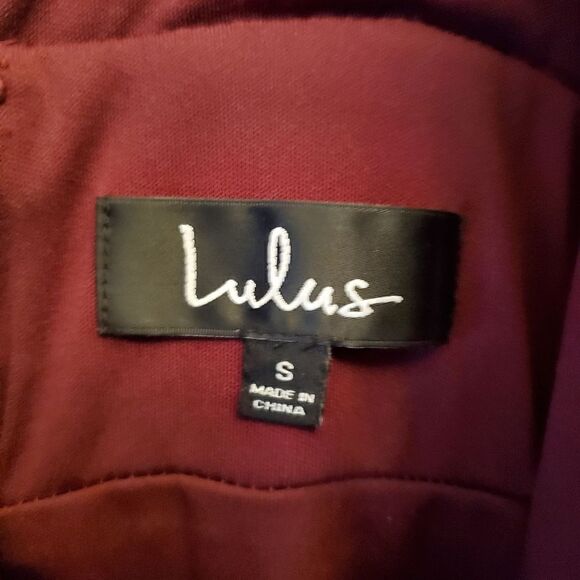 Lulu's Burgundy Maxi Dress - Picture 4 of 5